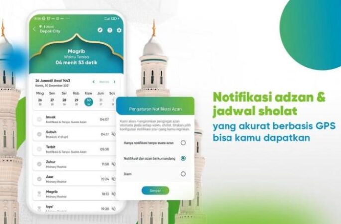 Aplikasi android jadwal adzan semarang akurat 17 desember 2024