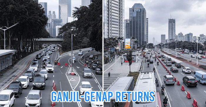 Aturan ganjil genap Jakarta hari ini dan besok lengkap dengan dendanya