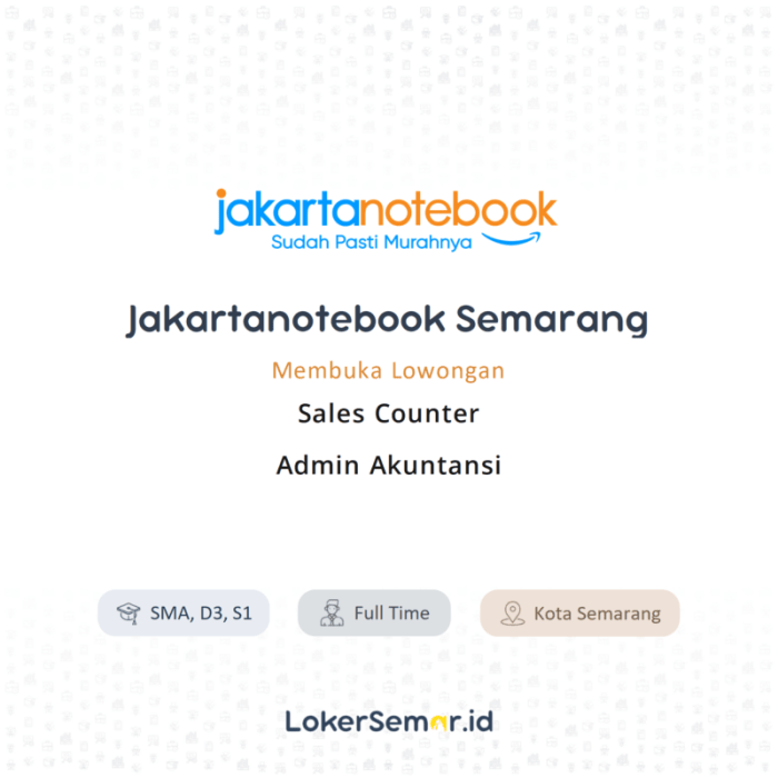 Jakartanotebook semarang