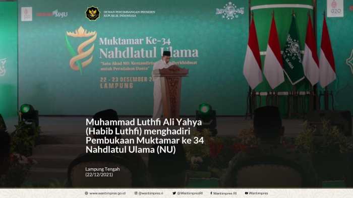 Visi dan Misi Habib Luthfi untuk Nahdlatul Ulama