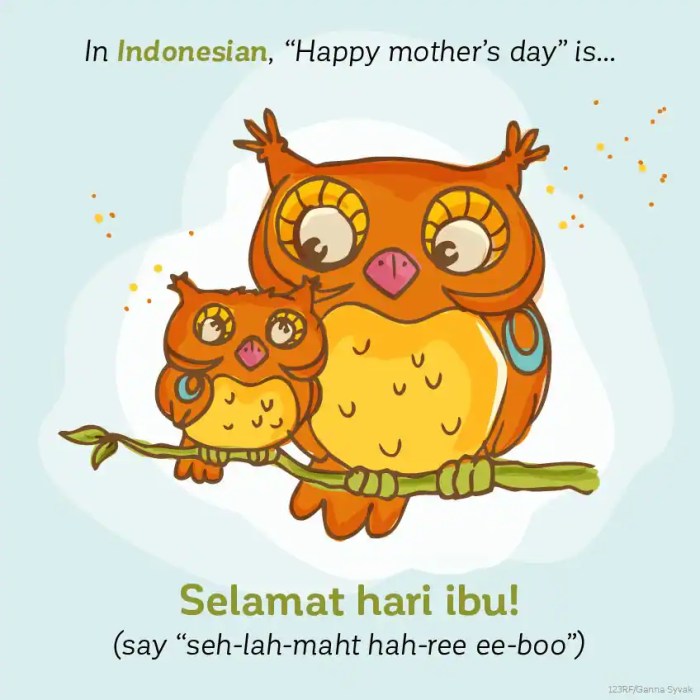 Ucapan hari ibu dalam bahasa inggris dan artinya yang romantis