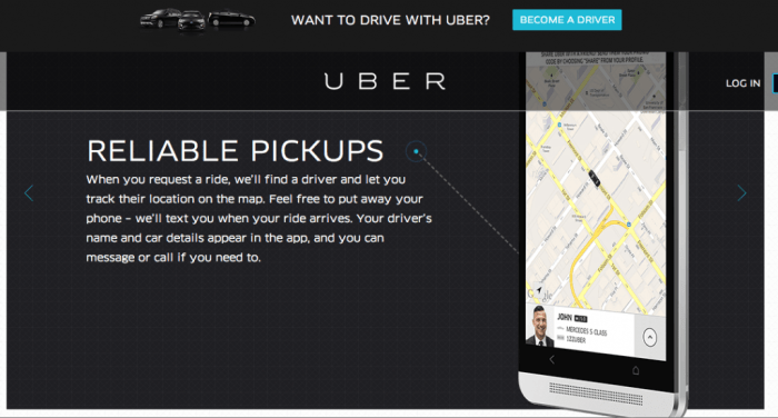 Uber fleet banner