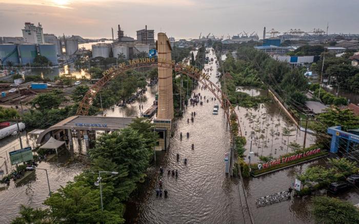 Perumahan dinar mas semarang banjir