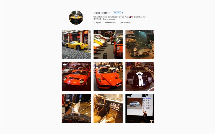 Isntagram komunitas otomotif semarang