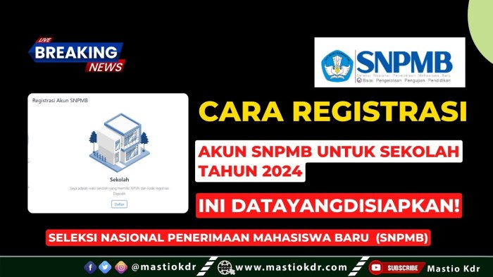 Cara daftar SNPMB 2024 dan membuat akunnya