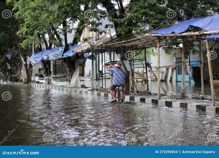 Gambar banjir dikelurahan tanjung mas semarang