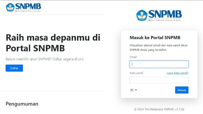 Cara melihat hasil seleksi SNBP dan jalur masuk lainnya