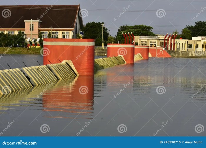 Semarang flood pumping credits sinking